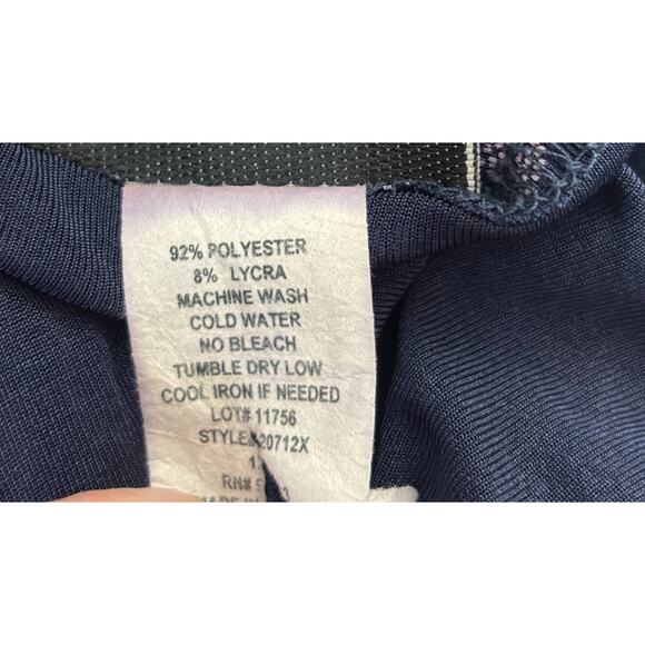 Fashion Bug Vintage Floral Blouse | Women’s XL | Blue Button Front Top - Picture 13 of 14